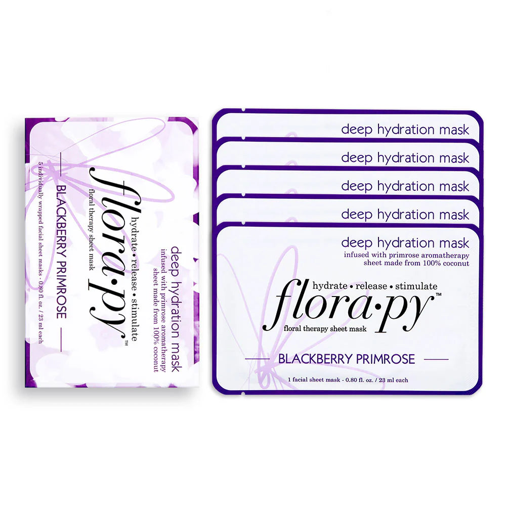 Deep Hydration Aromatherapy Sheet Mask, Blackberry Primrose