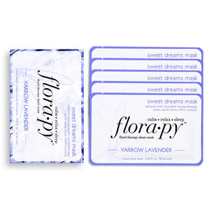 Sweet Dreams Aromatherapy Sheet Mask, Yarrow Lavender