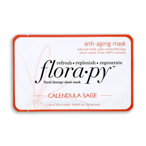 Anti-aging Aromatherapy Sheet Masks, Calendula Sage