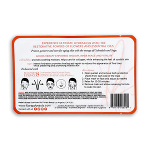 Anti-aging Aromatherapy Sheet Masks, Calendula Sage